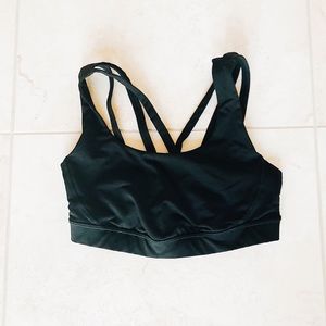 Lululemon black sports bra